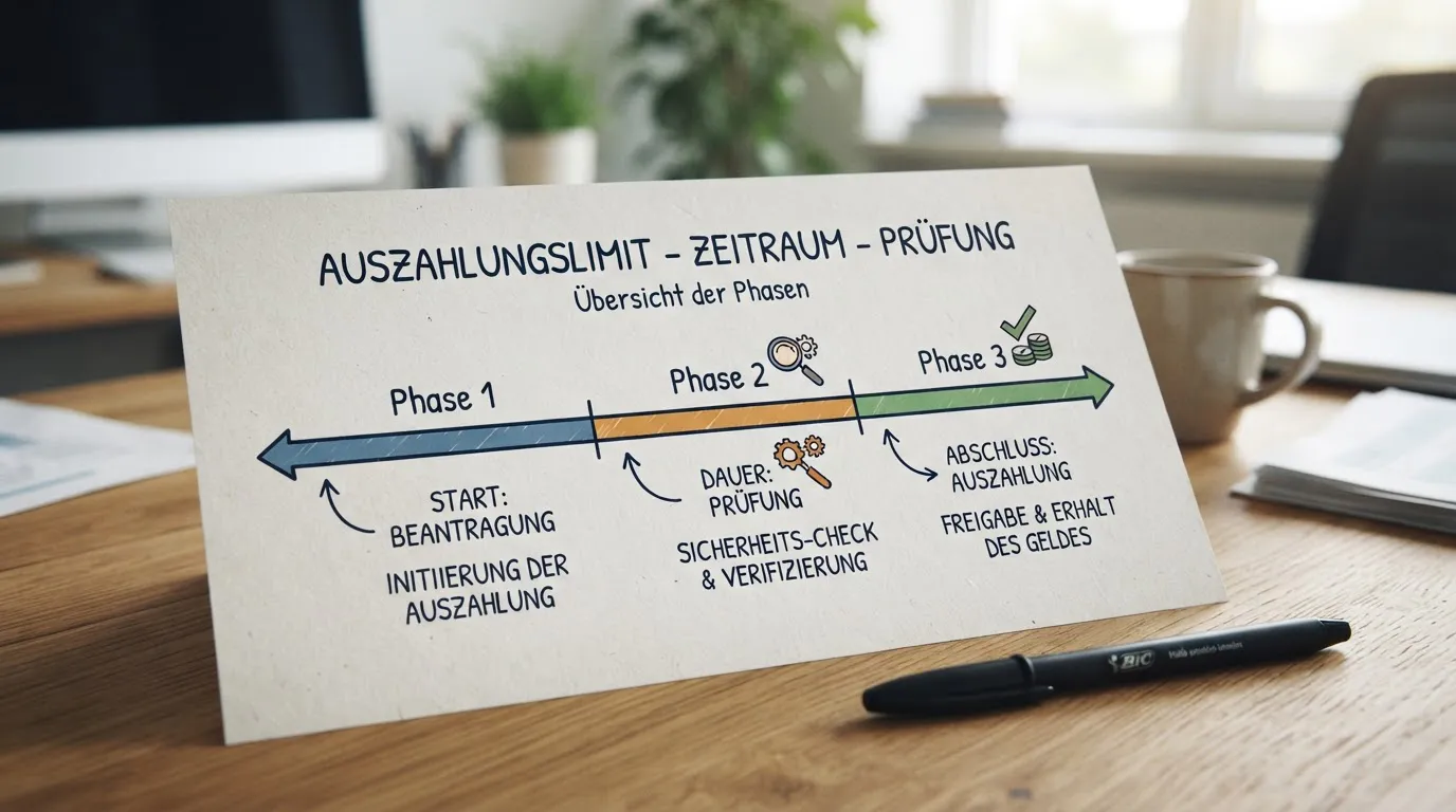 Auszahlungsarten und Zeiträume eines Online-Casinos ohne Auszahlungslimit